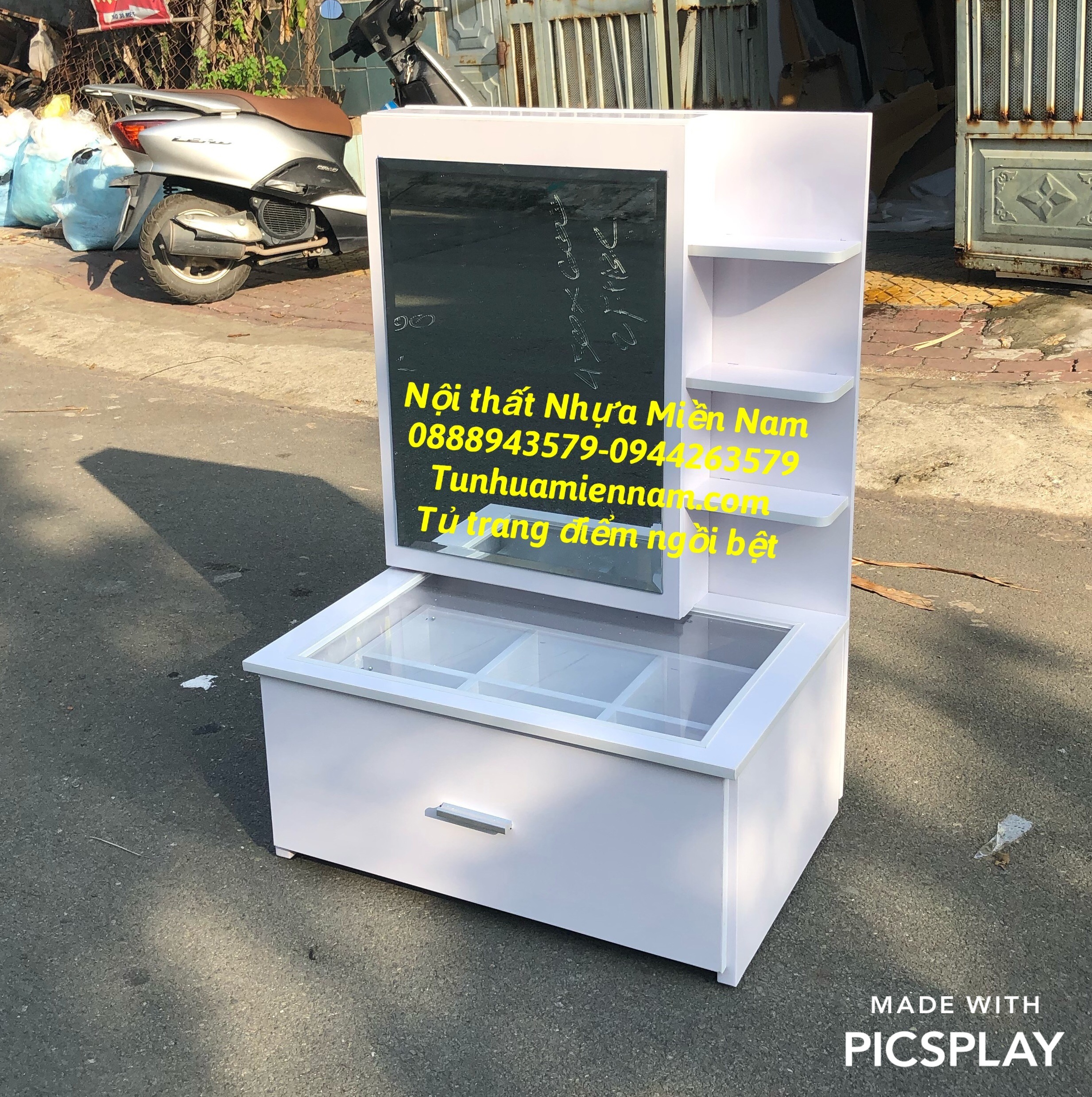 Chất Lượng Cao] Gương Để Bàn Trang Điểm, Gương Tròn Đèn Led Cảm Ứng, Đường  Kính 50cm | Shopee Việt Nam