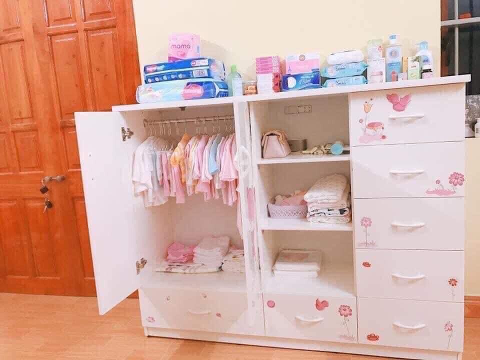 Tủ quần áo nhựa Đài loan cho bé và trẻ sơ sinh mới nhất 2022