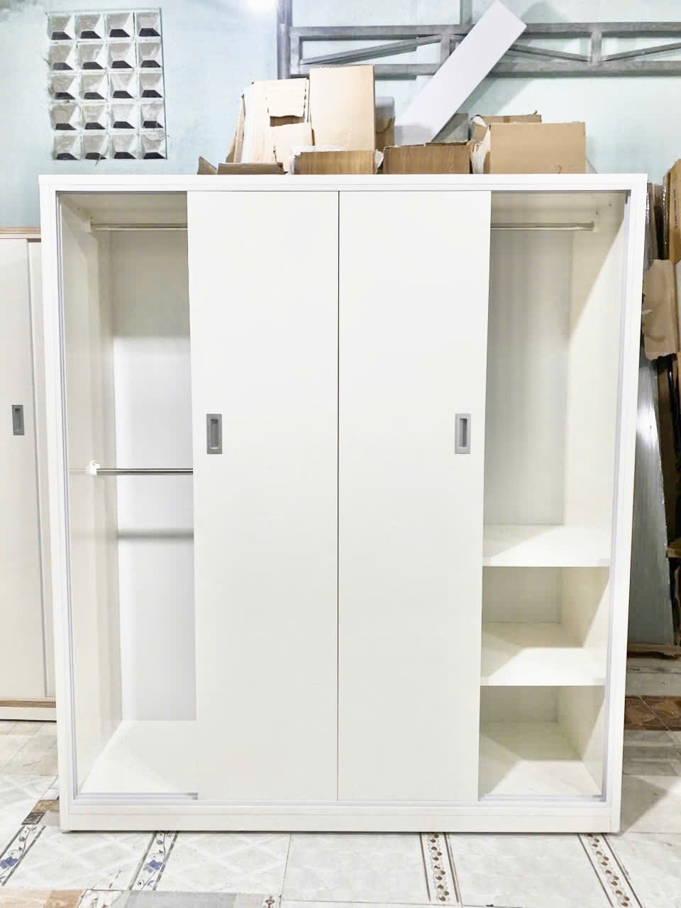 TỦ ÁO CÁNH LÙA NHỰA ĐÀI LOAN CLR85 - Ảnh 3