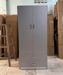 TỦ ÁO 2 CÁNH NHỰA ĐÀI LOAN TGR25XAM