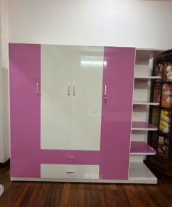 TỦ ÁO 4 CÁNH KỆ TRANG TRÍ NHỰA ĐÀI LOAN TGR264