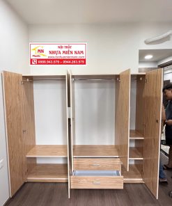 Alternative view of TỦ ÁO 5 CÁNH NHỰA CHIN HUEI TNL411
