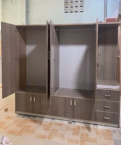 Alternative view of TỦ ÁO 4 CÁNH CÓ KỆ NHỰA ĐÀI LOAN TGR320