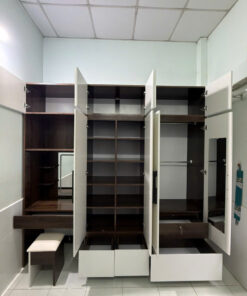 Alternative view of TỦ ÁO LIỀN BÀN TRANG ĐIỂM NHỰA ECOPLAST CAO CẤP TAE185