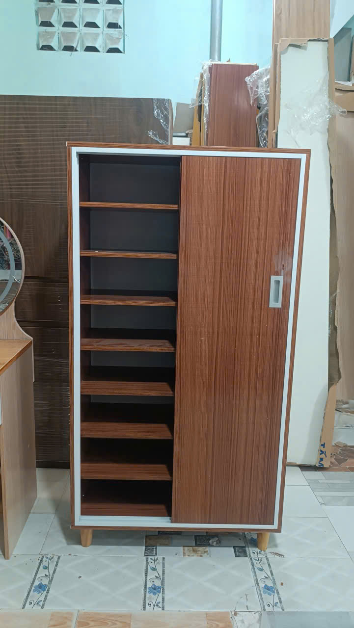 TỦ GIÀY CÁNH LÙA NHỰA ĐÀI LOAN GLR125 - Ảnh 2