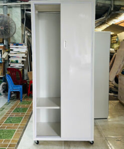 Alternative view of TỦ ÁO CÁNH LÙA NHỰA ĐÀI LOAN CLR205