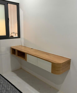 KỆ TIVI TREO TƯỜNG NHỰA CỨNG ECOPLAST CAO CẤP TVEC53