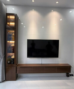 KỆ TIVI TREO TƯỜNG NHỰA CỨNG ECOPLAST CAO CẤP TVEC58