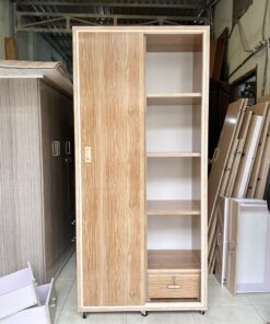 Alternative view of TỦ ÁO CÁNH LÙA NHỰA ĐÀI LOAN CLR208