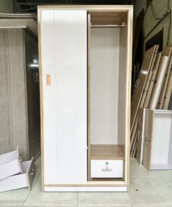 Alternative view of TỦ ÁO CÁNH LÙA NHỰA ĐÀI LOAN CLR207