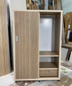 Alternative view of TỦ ÁO CÁNH LÙA NHỰA ĐÀI LOAN CLR214