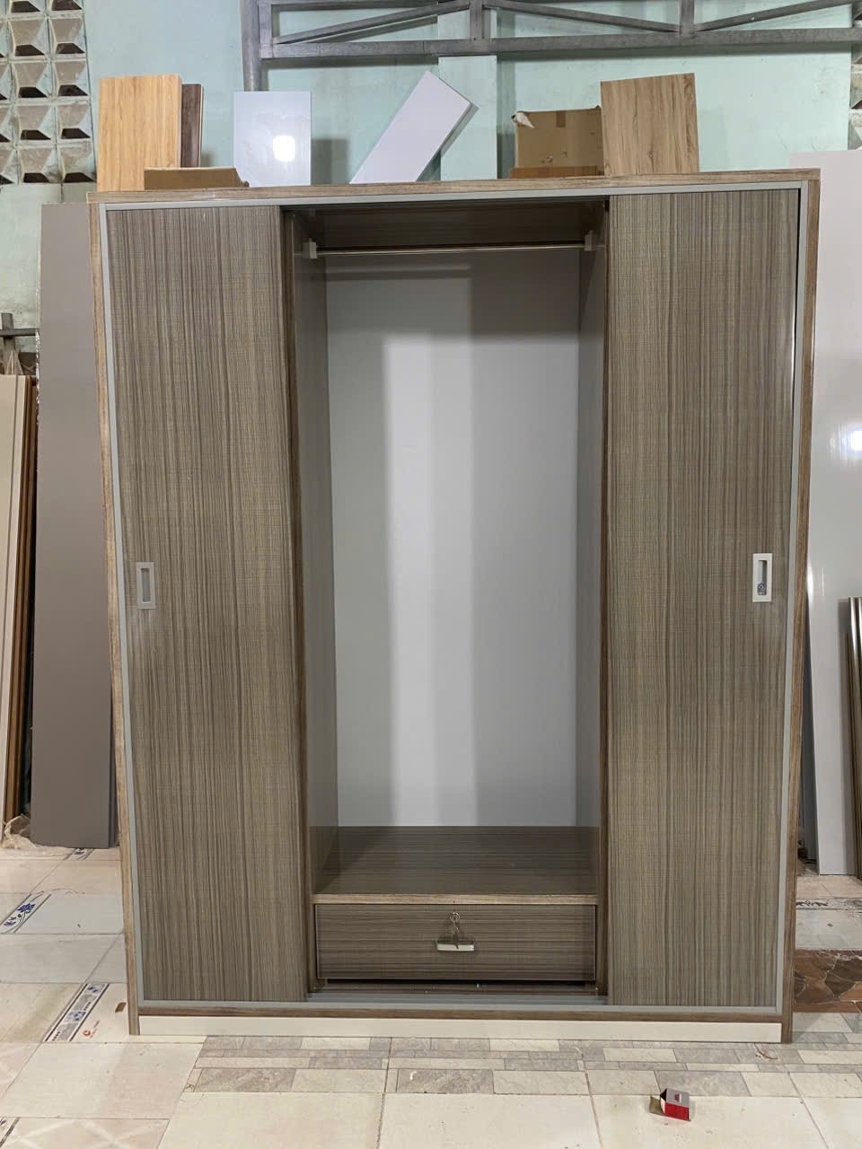 TỦ ÁO CÁNH LÙA NHỰA ĐÀI LOAN CLR217 - Ảnh 4