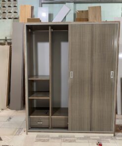 Alternative view of TỦ ÁO CÁNH LÙA NHỰA ĐÀI LOAN CLR217