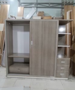 Alternative view of TỦ ÁO CÁNH LÙA NHỰA ĐÀI LOAN CLR218