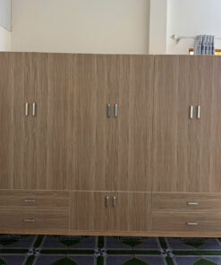 TỦ ÁO 6 CÁNH NHỰA ĐÀI LOAN TGR330