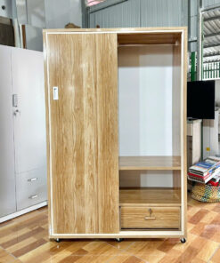 Alternative view of TỦ ÁO CÁNH LÙA NHỰA ĐÀI LOAN CLR220