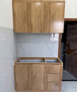 BỘ BẾP TRÊN DƯỚI NHỰA  CỨNG ECOPLAST CAO CẤP BEC78