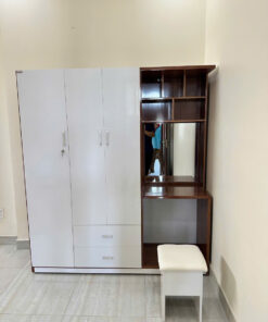 TỦ ÁO 3 CÁNH LIỀN BÀN TRANG ĐIỂM TGR340