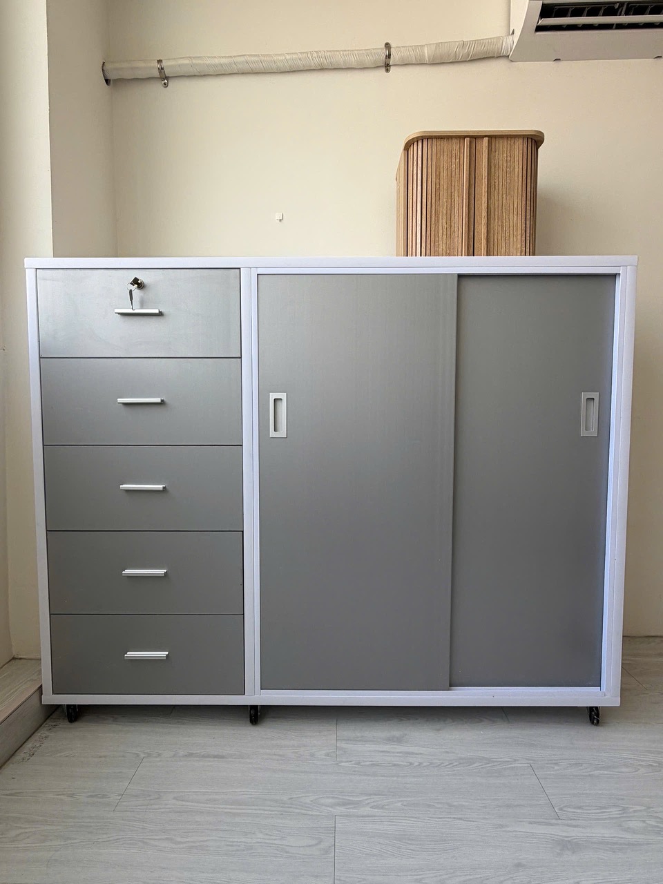 TỦ ÁO CÁNH LÙA NHỰA CHIN HUEI TCL383