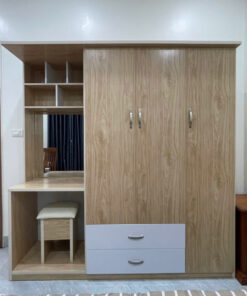 TỦ ÁO LIỀN BÀN TRANG ĐIỂM NHỰA CHIN HUEI TNL428