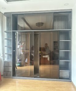Alternative view of TỦ ÁO CÁNH KÍNH CƯỜNG LỰC KHUNG NHỰA CAO CẤP CHIN HUEI 2.0 PLUS - TA255