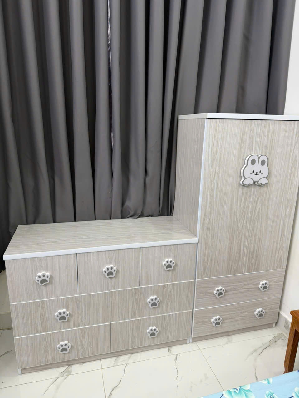 TỦ ÁO TRẺ EM NHỰA CHIN HUEI TNE115
