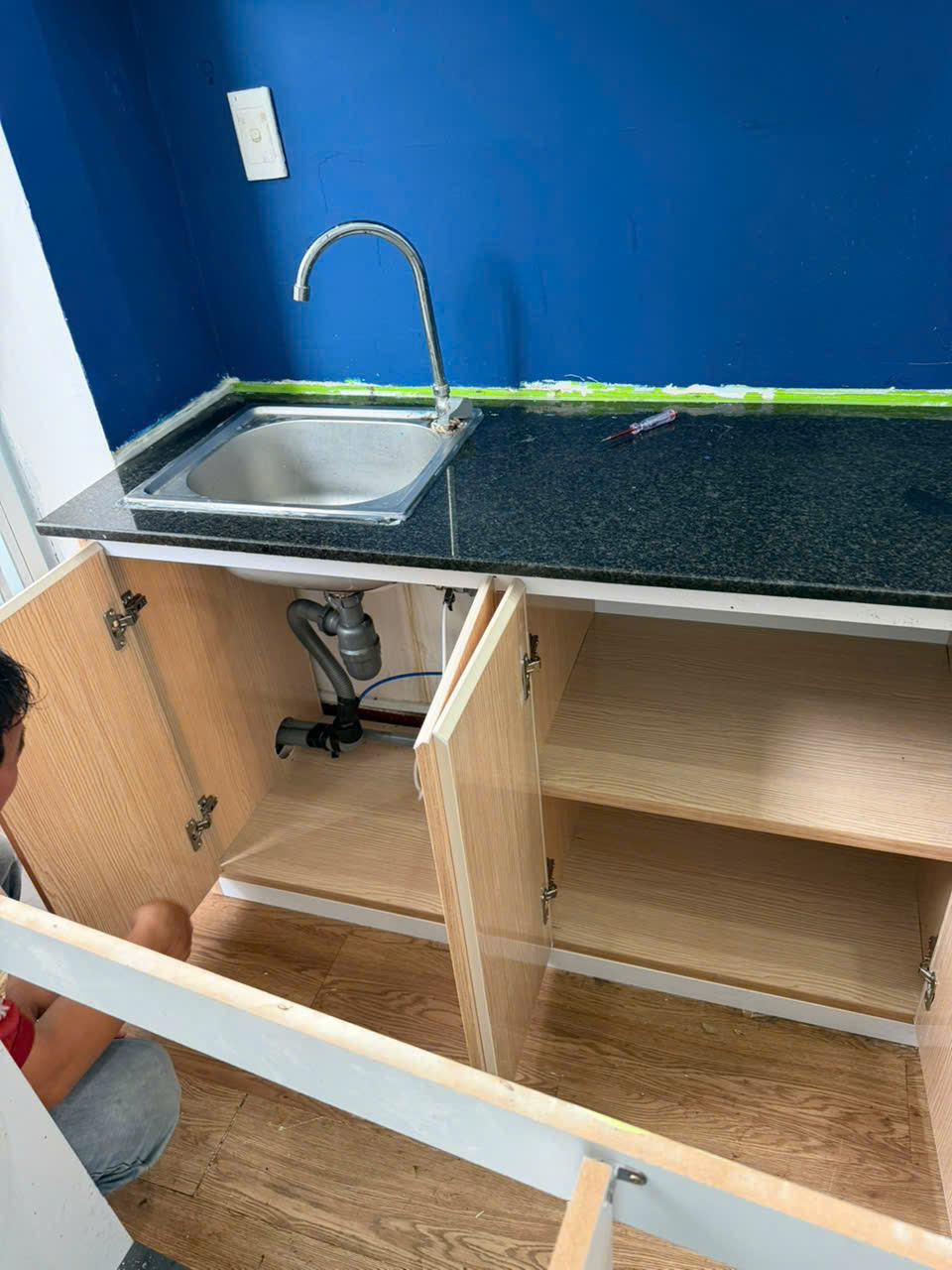 TỦ BẾP DƯỚI MINI DÀNH CHO NHÀ TRỌ, CĂN HỘ CHO THUÊ BGR60 - Ảnh 2