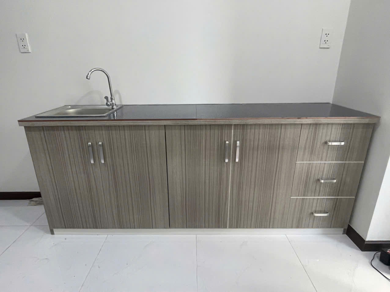 TỦ BẾP DƯỚI MINI DÀNH CHO NHÀ TRỌ, CĂN HỘ CHO THUÊ BGR53