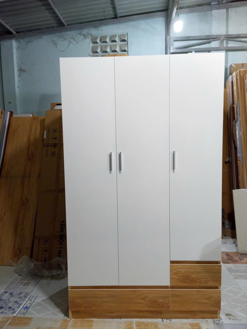 TỦ ÁO 3 CÁNH NHỰA ECOPLAST CAO CẤP TAE241